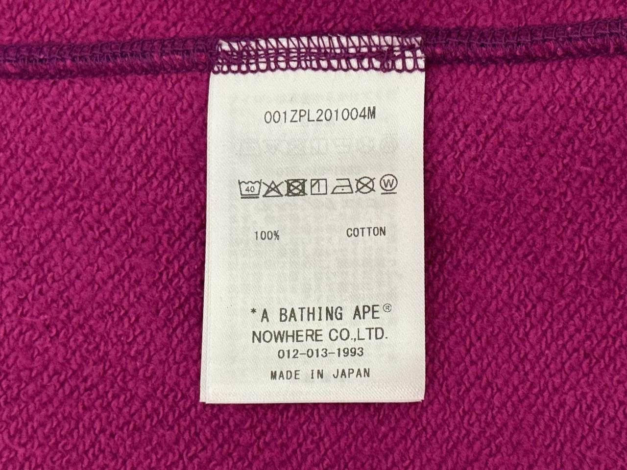 Bape Purple Shark Full Zip Up Hooded Bape Size US L / EU 52-54 / 3 - 9 Thumbnail