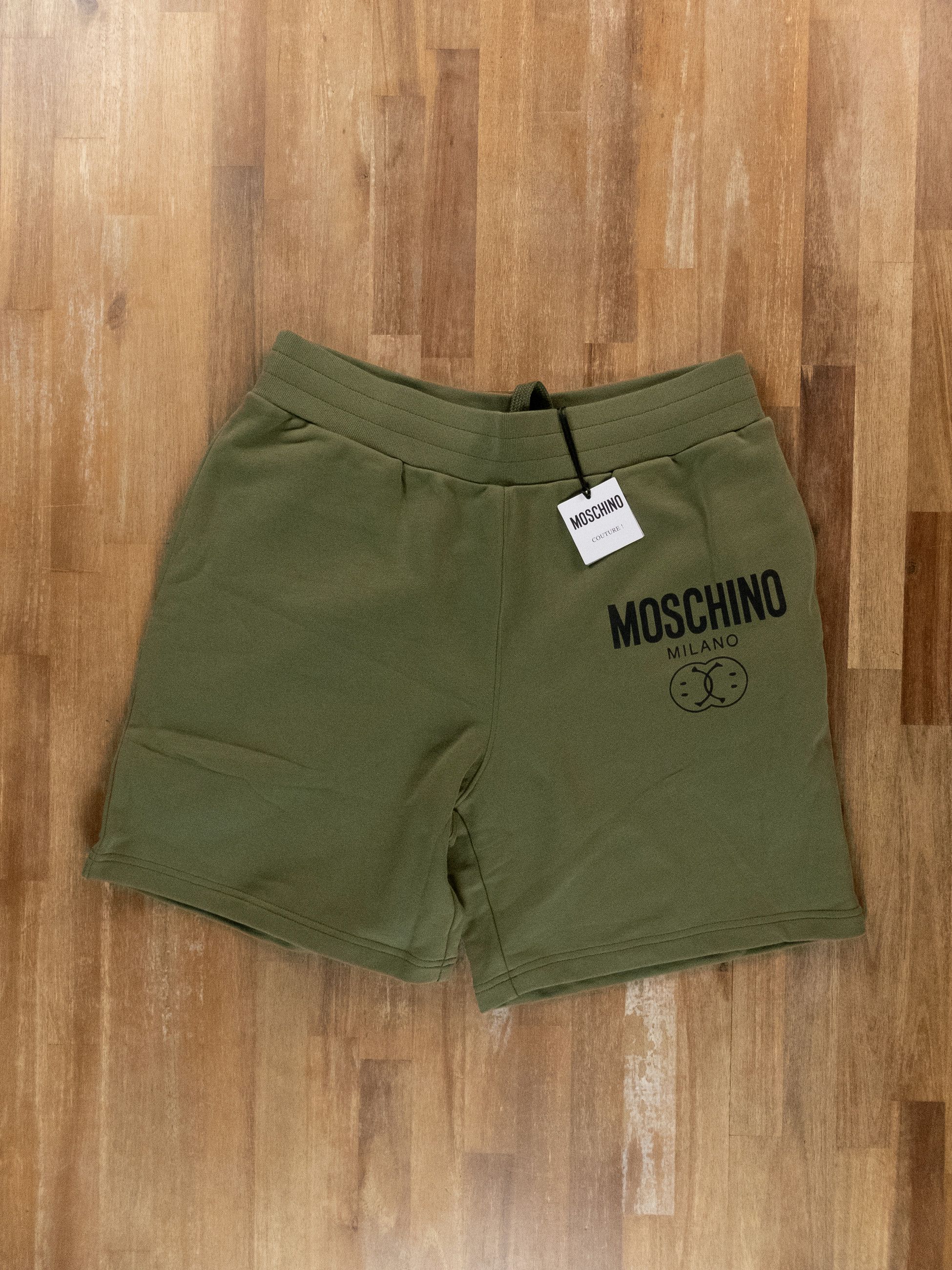 Moschino MOSCHINO Couture green Smiley & logo print shorts Large Size US 34 / EU 50 - 3 Thumbnail