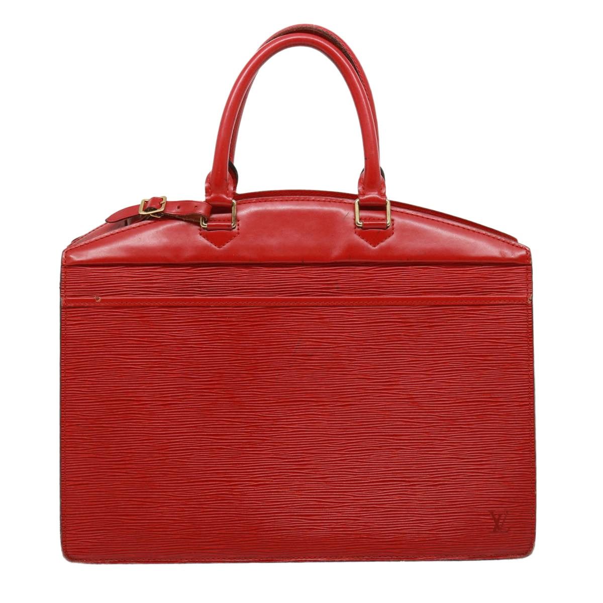 Louis Vuitton LOUIS VUITTON Epi Riviera Hand Bag Red M48187 Size ONE SIZE - 13 Thumbnail