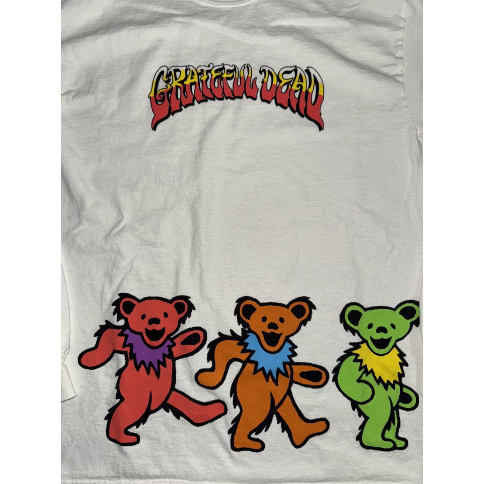 Vintage VINTAGE Grateful Dead Long Sleeve T-Shirt White M Mens Dancing Bears 19x26 Psychedelic Rock VTG Size US M / EU 48-50 / 2 - 2 Thumbnail