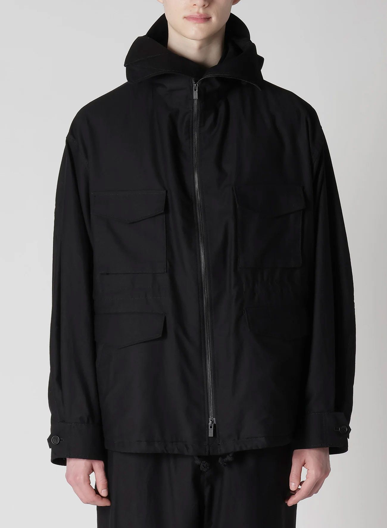 Yohji Yamamoto NWT Yohji Pour Homme AW24 WIDE TWILL BRIM HOOD BLOUSON sz 1 Size US S / EU 44-46 / 1 - 4 Thumbnail