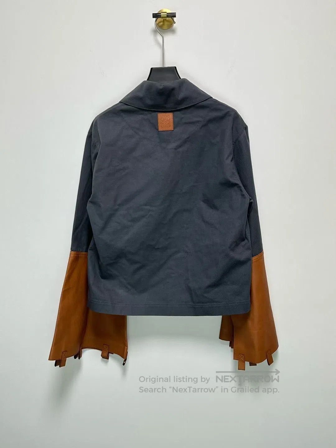Loewe Loewe Leather Logo Patch Short Jacket. Size S / US 4 / IT 40 - 2 Thumbnail