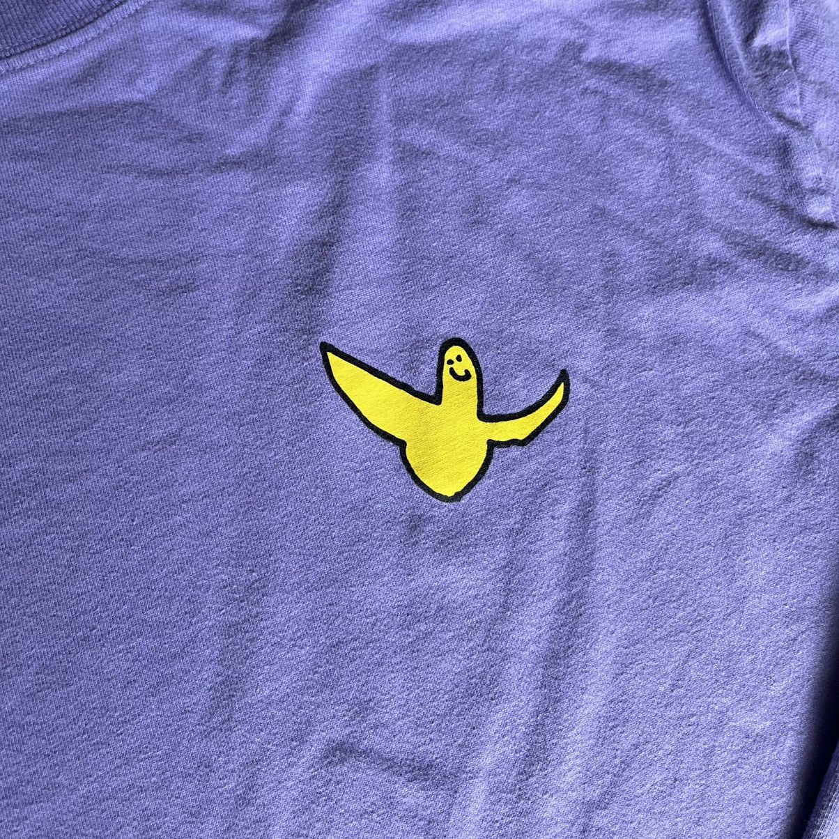 Vintage Mark Gonzales Skateboarding Lavender Logo Longsleeve T Shirt Size US S / EU 44-46 / 1 - 5 Thumbnail