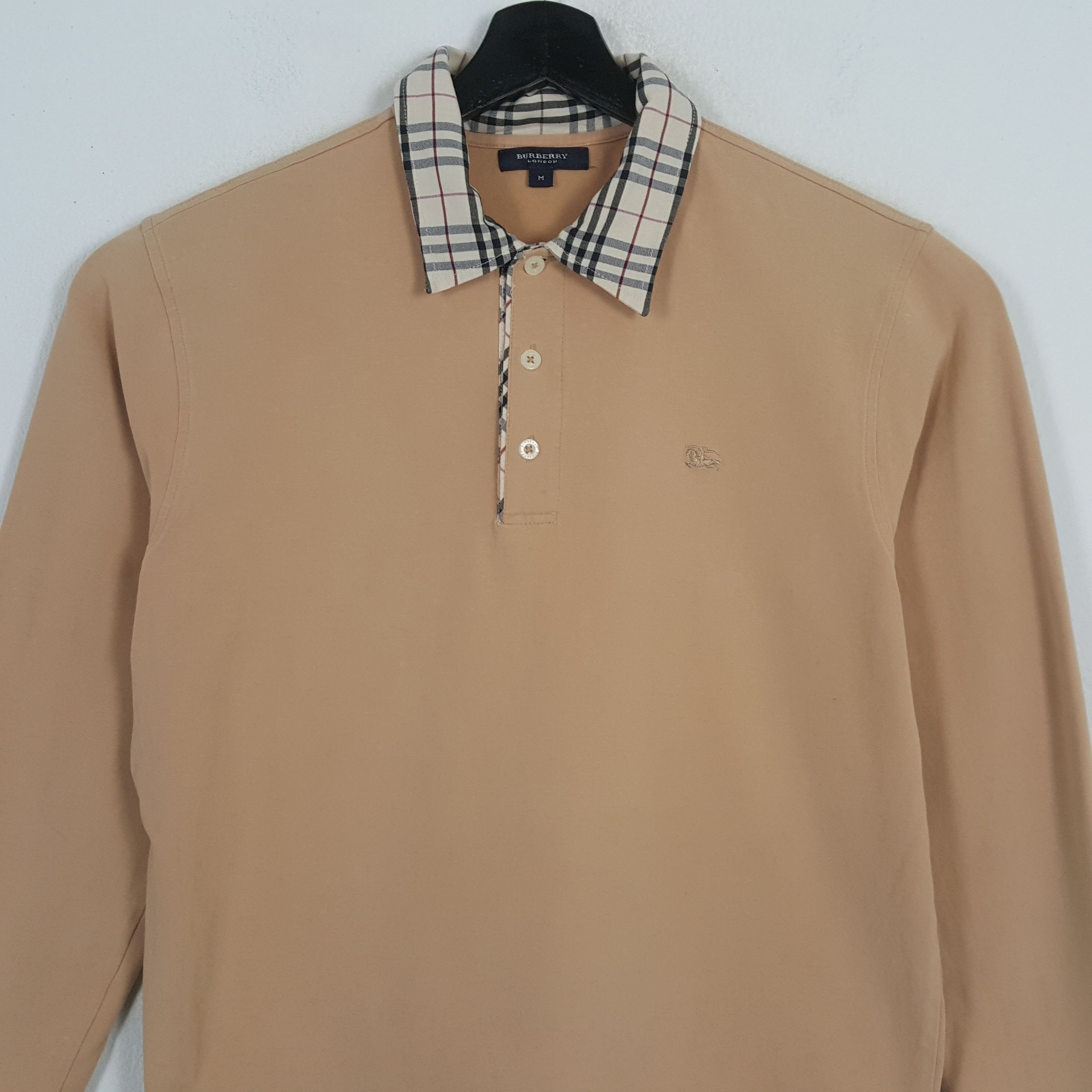 Burberry × Vintage BURBERRY LONDON Luxury Brand Fashion Style Polos Size US M / EU 48-50 / 2 - 2 Thumbnail