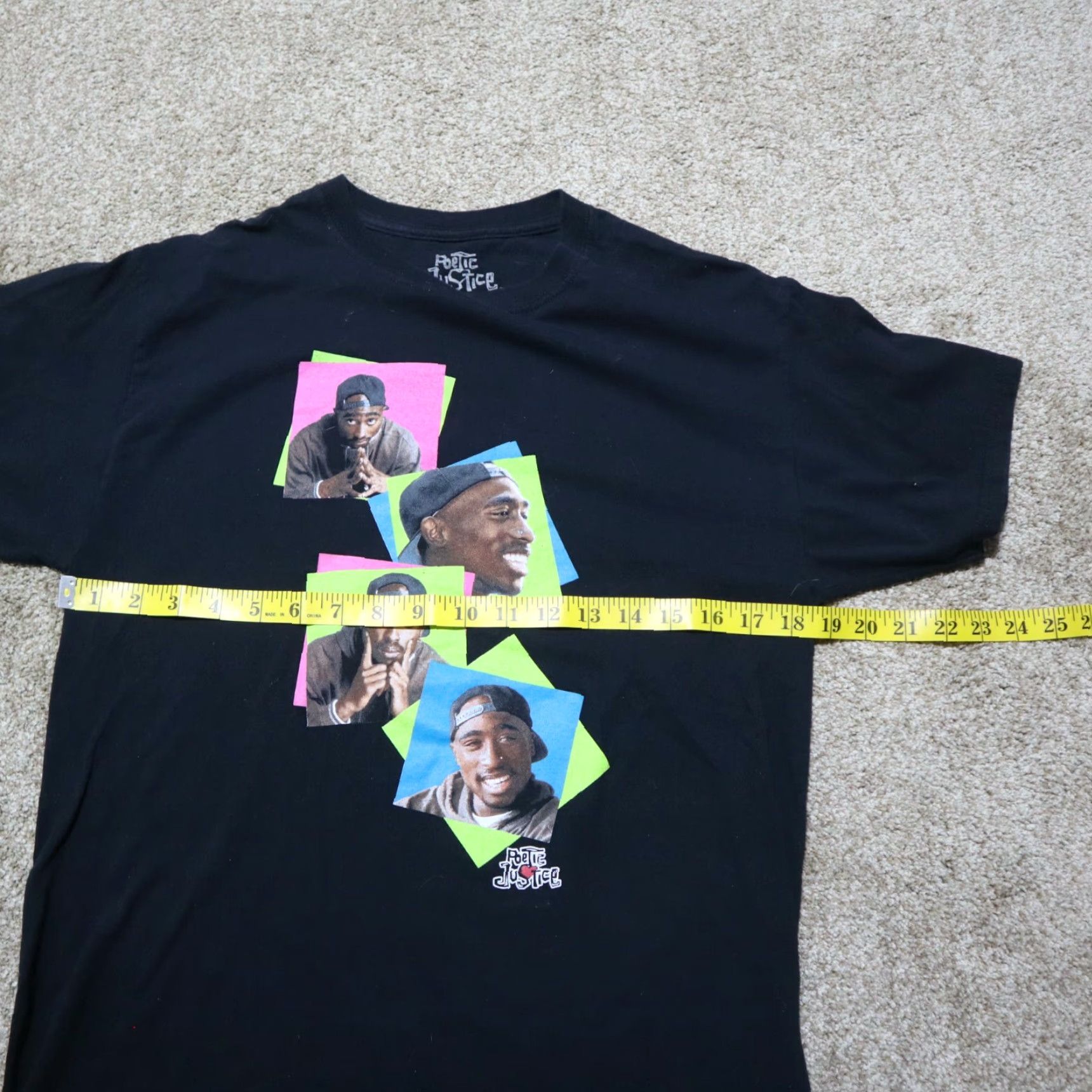 Vintage 2pac Tupac Poetic Justice Tupac Movie Tee Shirt Black Men's Size M Medium 90s Hip Hop Movie Shirt Mens Size US M / EU 48-50 / 2 - 4 Thumbnail