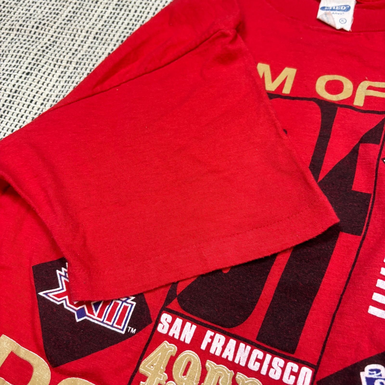 Anvil × NFL × Vintage Vintage 80s San Francisco 49ers Team of the Decade Shirt XL Size US XL / EU 56 / 4 - 7 Thumbnail