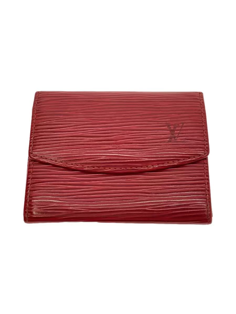 Louis Vuitton Louis Vuitton Epi Porte Monet Saenpur Leather Red Size ONE SIZE - 1 Thumbnail