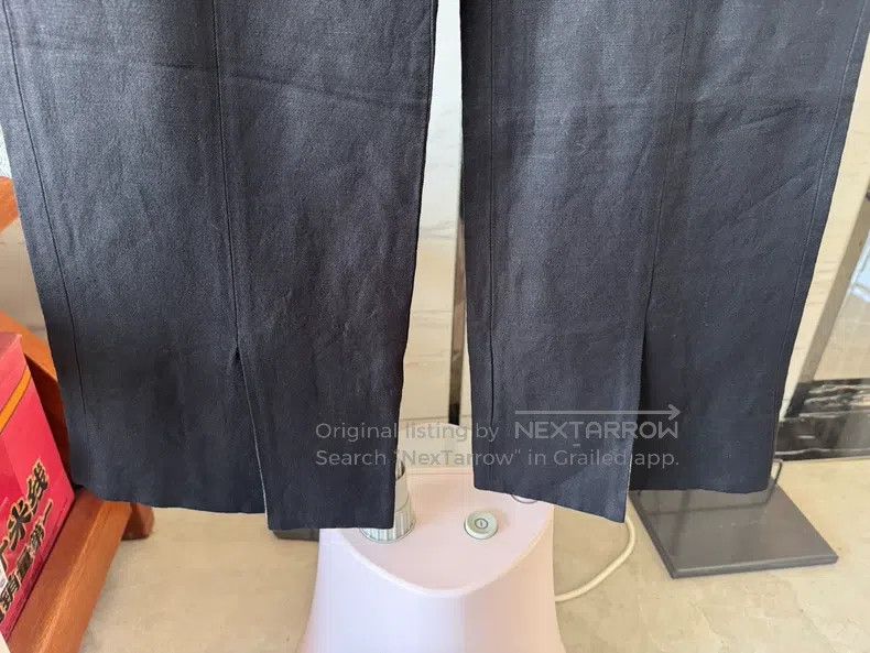 Loewe Loewe High-Waisted Flared Leg Long Trousers Size 24" / US 00 / IT 34 - 6 Thumbnail