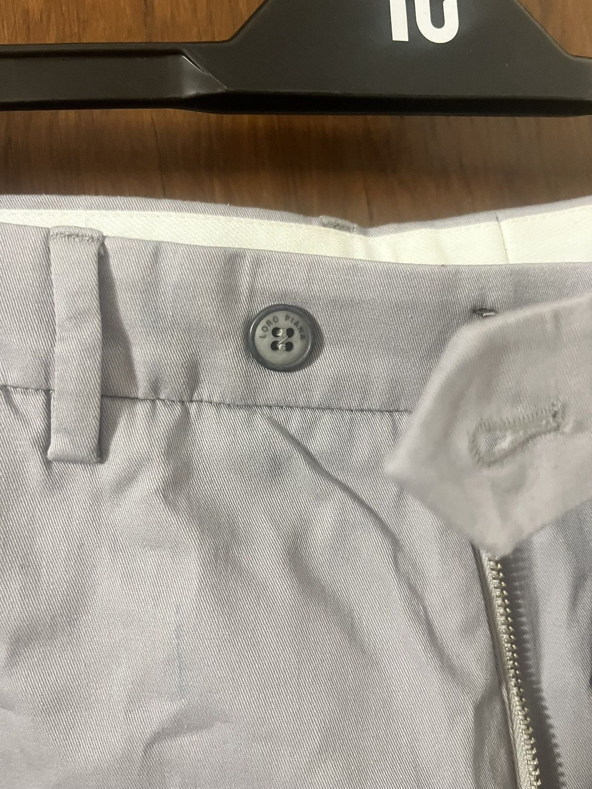 Loro Piana Loro piana grey cotton trousers w32 Size US 32 / EU 48 - 2 Thumbnail
