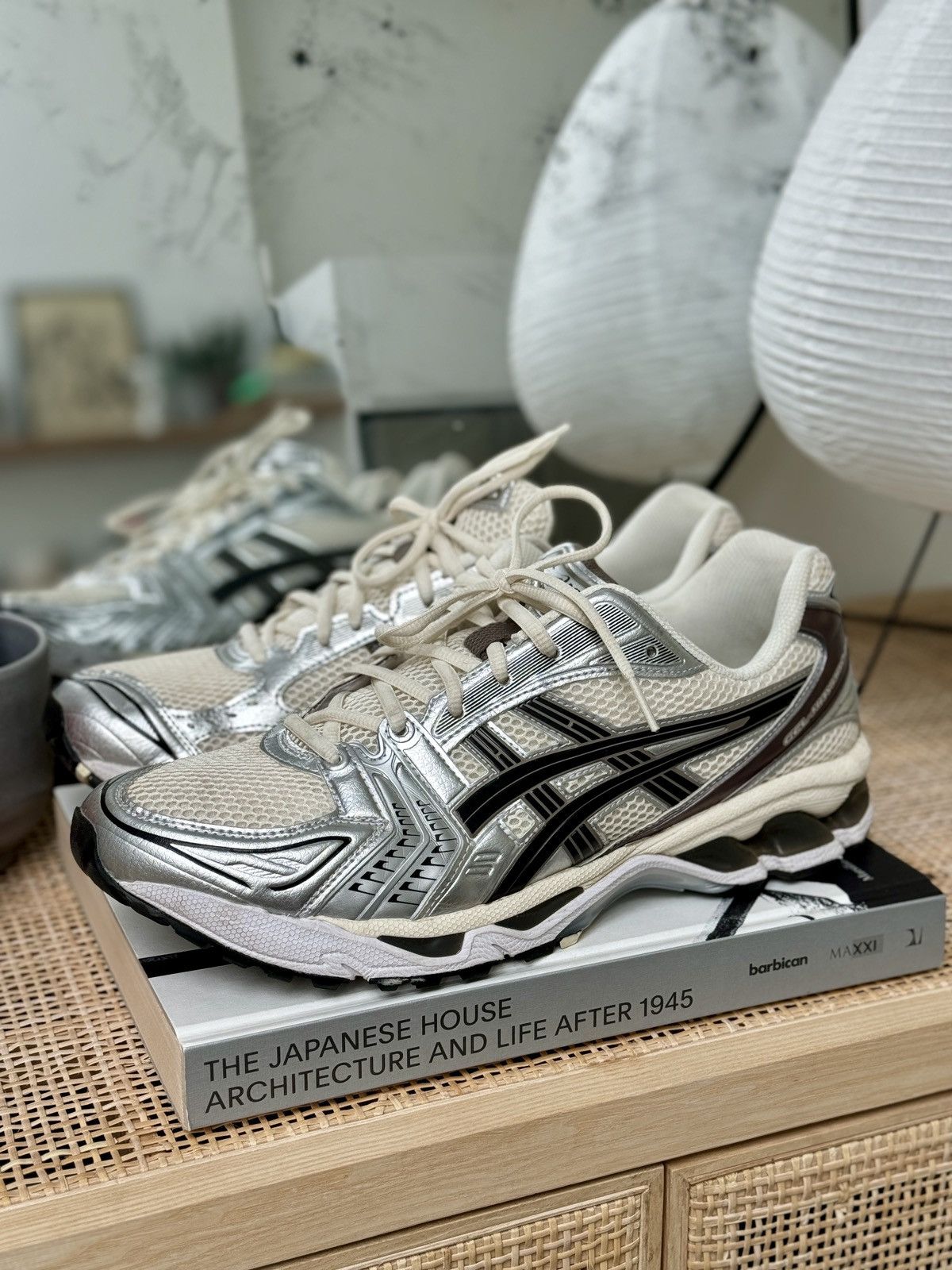 Asics ASICS Gel Kayano 14 - Cream / Black / Silver | Grailed