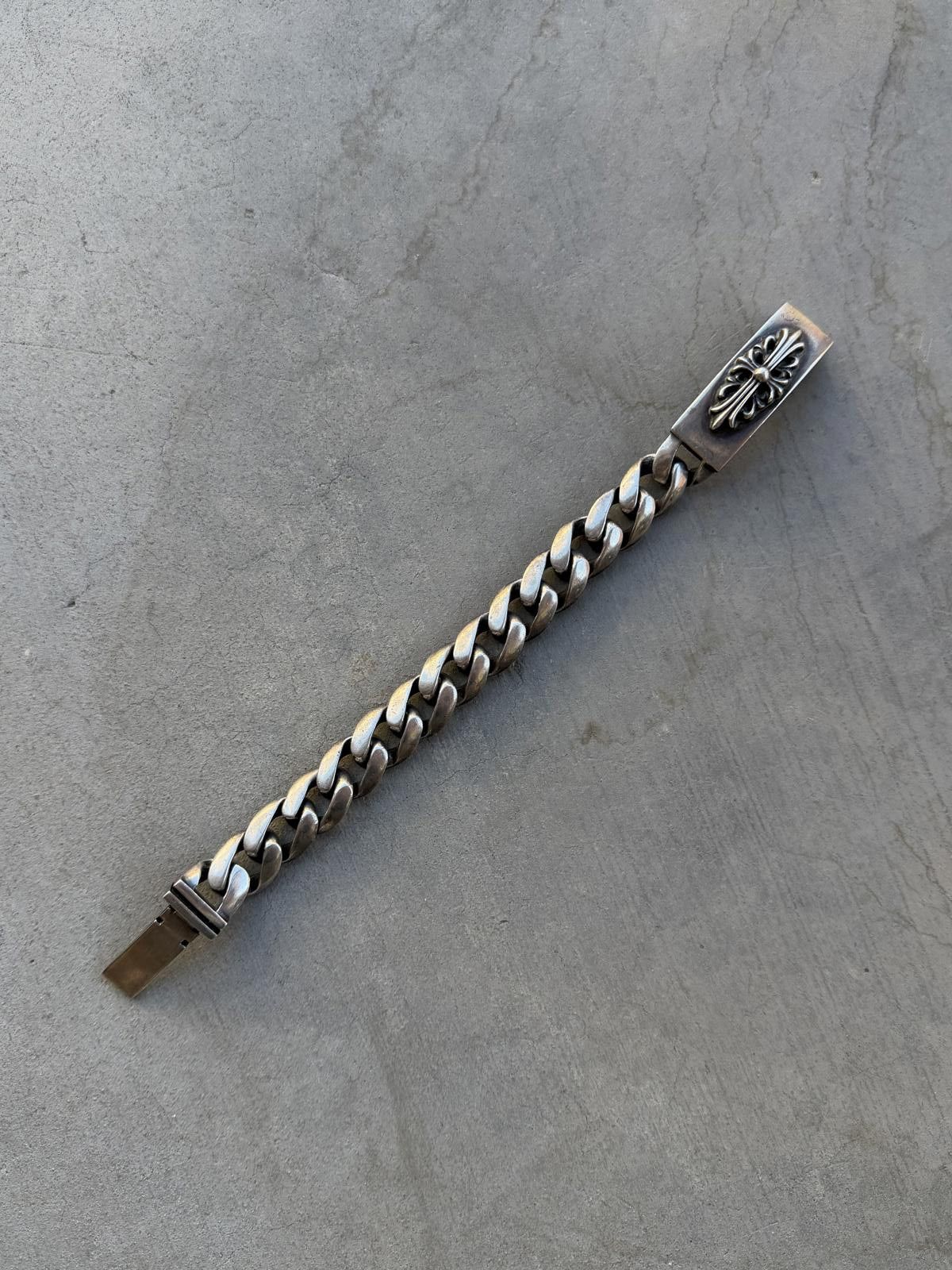 Chrome Hearts Chrome Hearts Floral ID Bracelet 13 Link Sterling Silver Size ONE SIZE - 1 Thumbnail