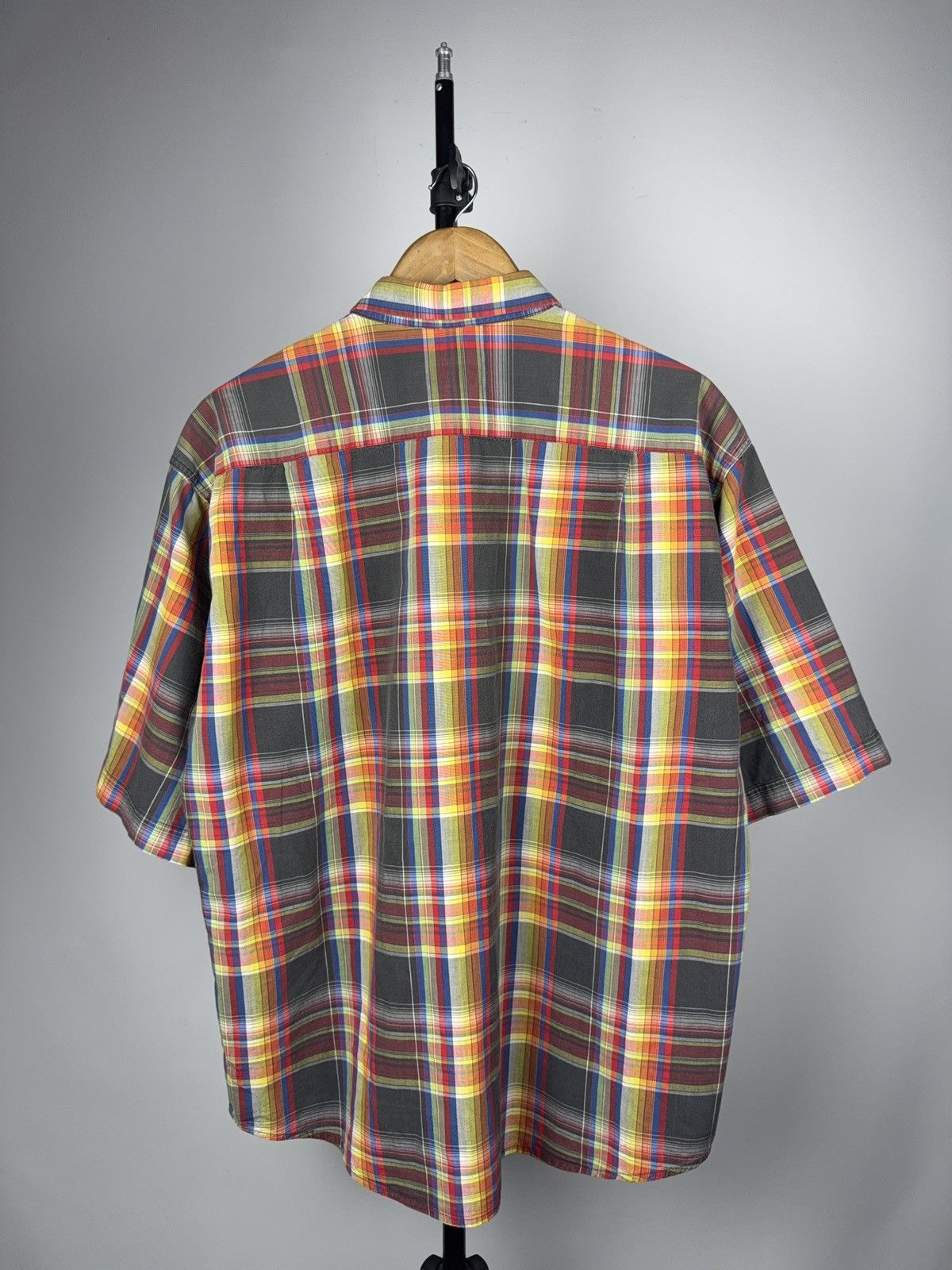 Adidas 00s Vintage Adidas Originals Madras Plaid Button Down Shirt Size US XL / EU 56 / 4 - 8 Thumbnail