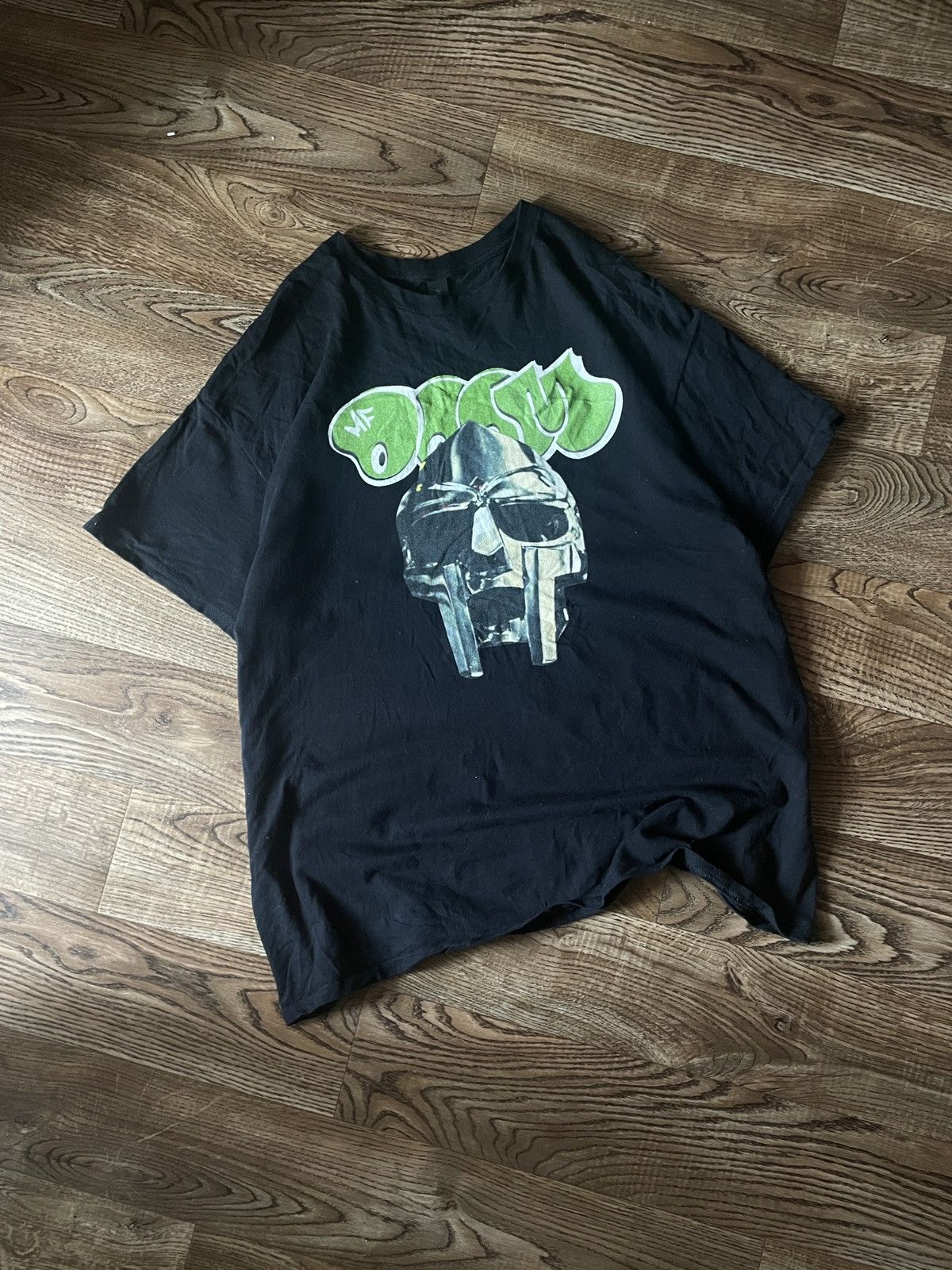 Rap Tees MF Doom T-Shirt, Vintage Hip Hop 90s Shirt rap Size US XL / EU 56 / 4 - 2 Thumbnail