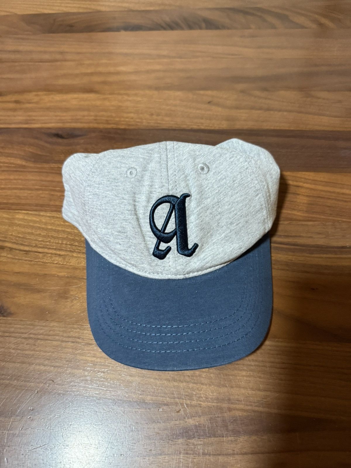 Aime Leon Dore Aime Leon Dore ALD Jersey Gothic “A” Logo Hat Grey SnapBack Size ONE SIZE - 1 Thumbnail