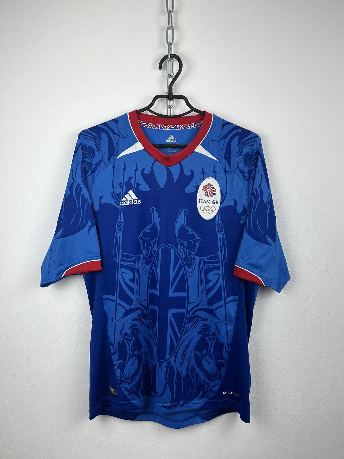 Adidas × Vintage Adidas Great Britain Team Jersey Olympic Games Shirt X16812 Size US M / EU 48-50 / 2 - 1 Thumbnail