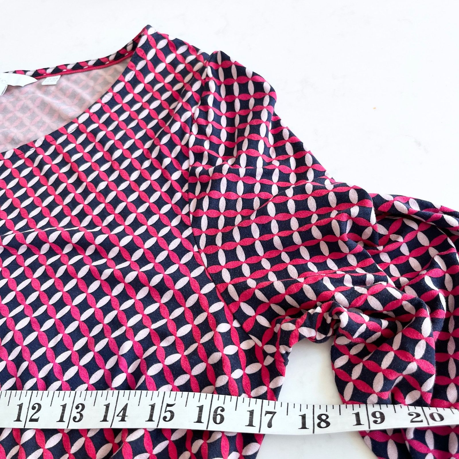 Boden Boden Jersey Dress Holly Geometric Print Tie Waist Size 12R Size XL / US 12-14 / IT 48-50 - 11 Thumbnail