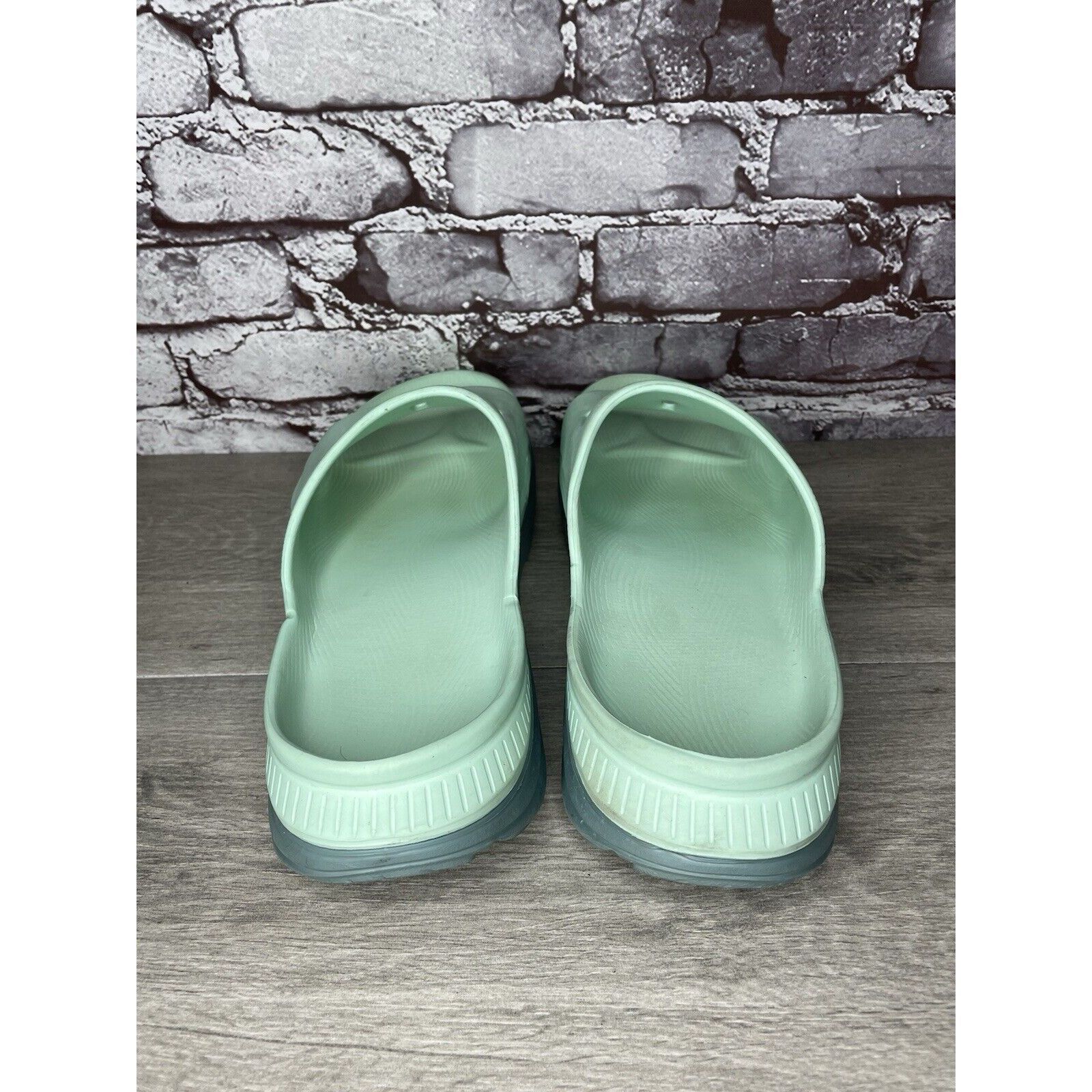 Hoka Hoka Ora Recovery Slides 3 Mist Green Trellis Slides Sandals Size US 12 / EU 45 - 5 Thumbnail