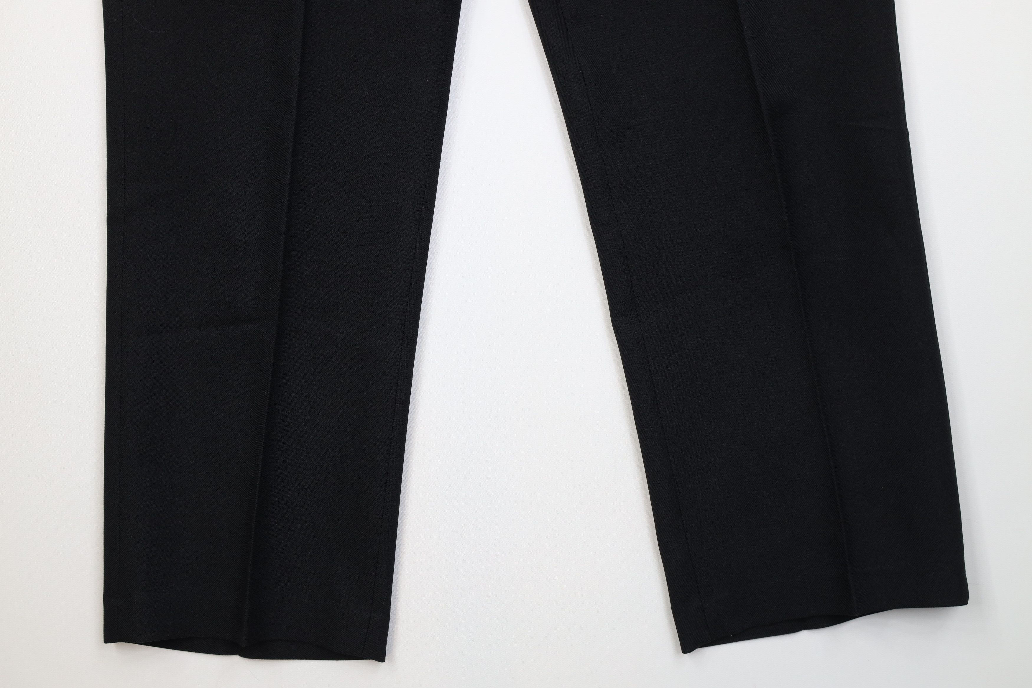 Vintage Vintage 70s Streetwear Flared Wide Leg Chino Pants Black USA Size US 34 / EU 50 - 4 Thumbnail