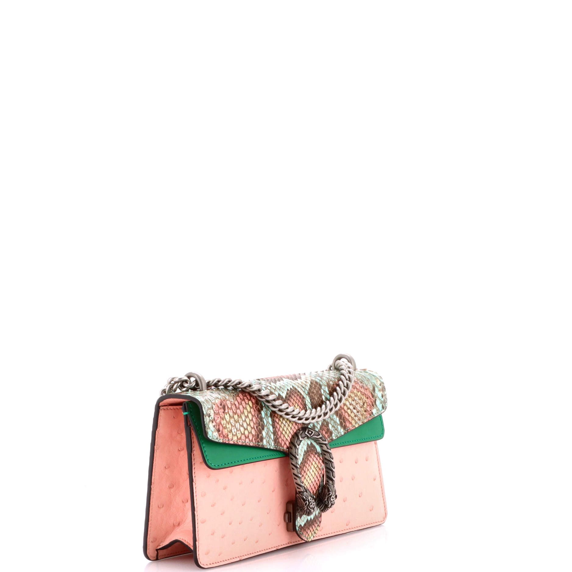 Gucci Dionysus Bag Python with Ostrich and Leather Small Size ONE SIZE - 1 Thumbnail