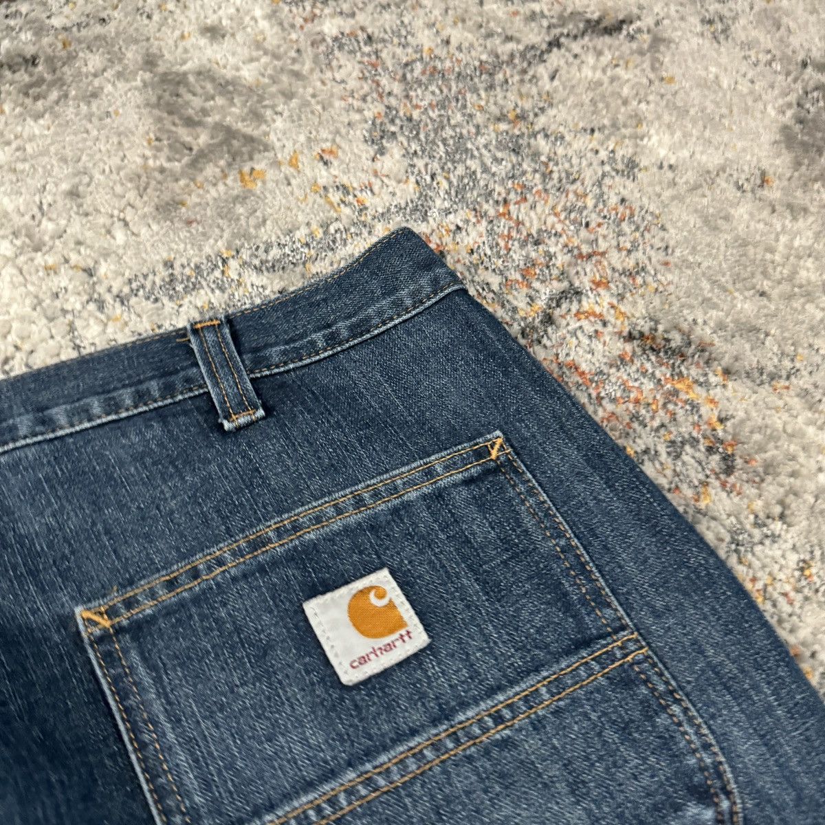 Carhartt × Vintage Vintage y2k Carhartt double knee wide leg carpenter jeans Size US 38 / EU 54 - 4 Thumbnail