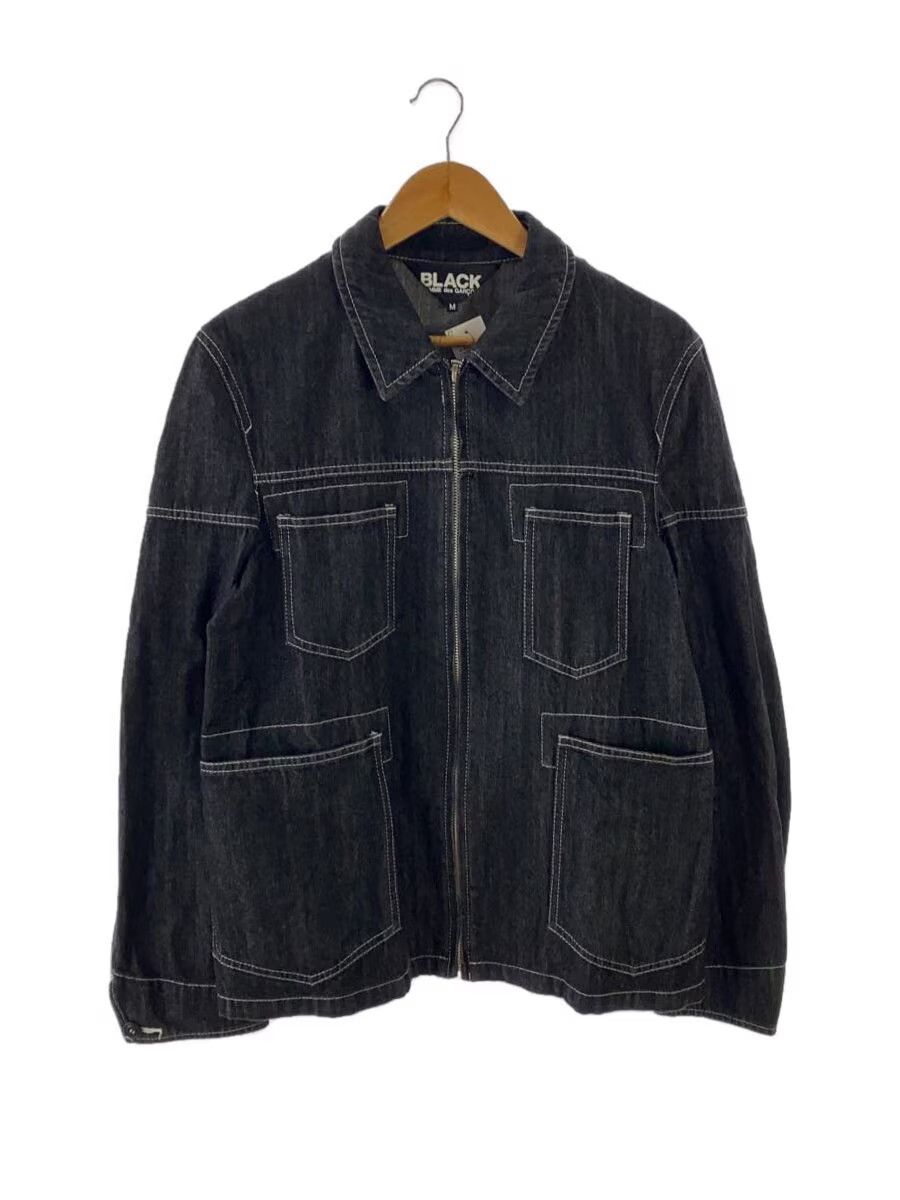 Comme des Garcons × Comme des Garcons Black Contrast Stitch Denim Jacket - Comme Des Garcons Size US M / EU 48-50 / 2 - 1 Thumbnail