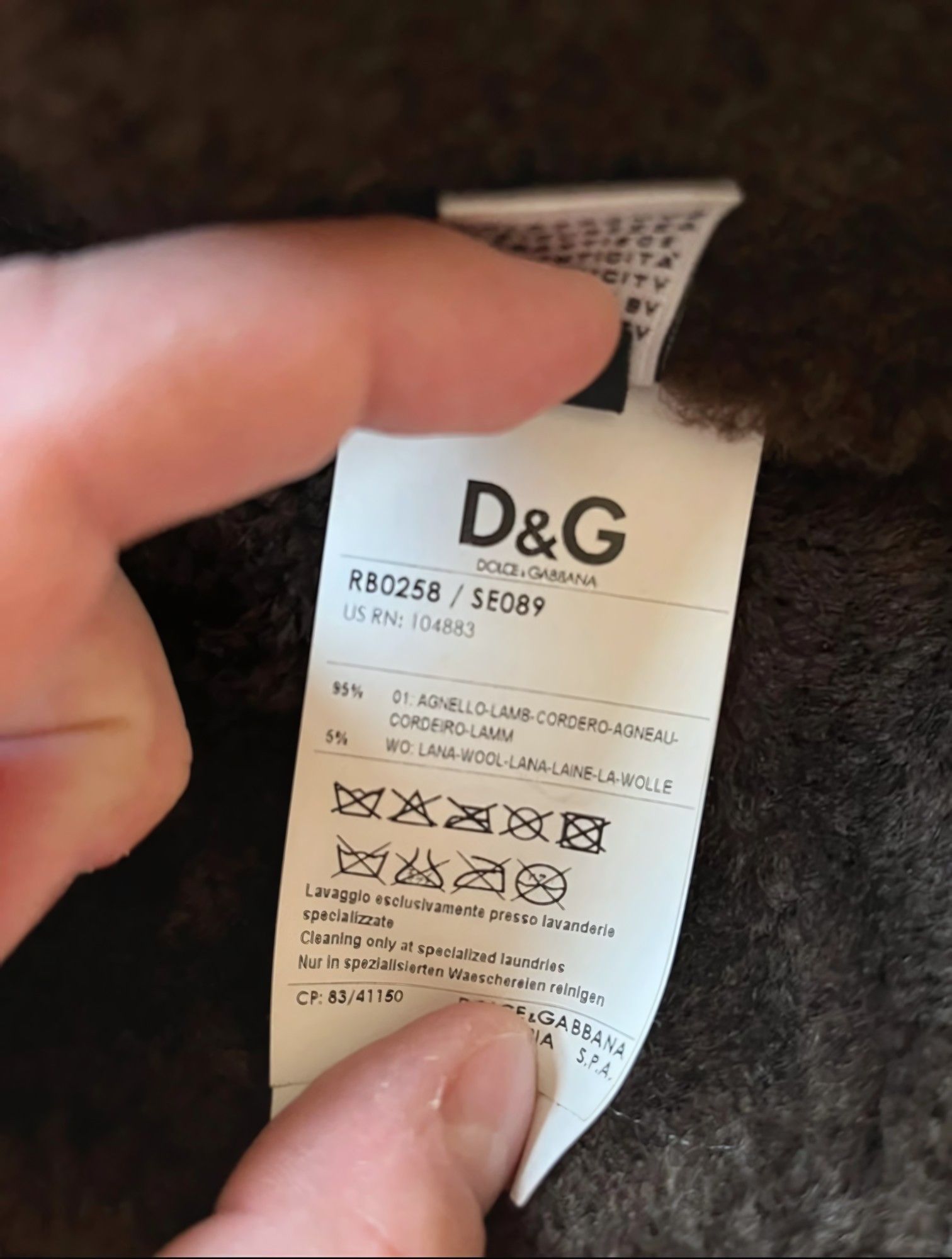 Dolce & Gabbana SHEARLING SUEDE LEATHER MULTIPOCKET JACKET Size US L / EU 52-54 / 3 - 9 Thumbnail