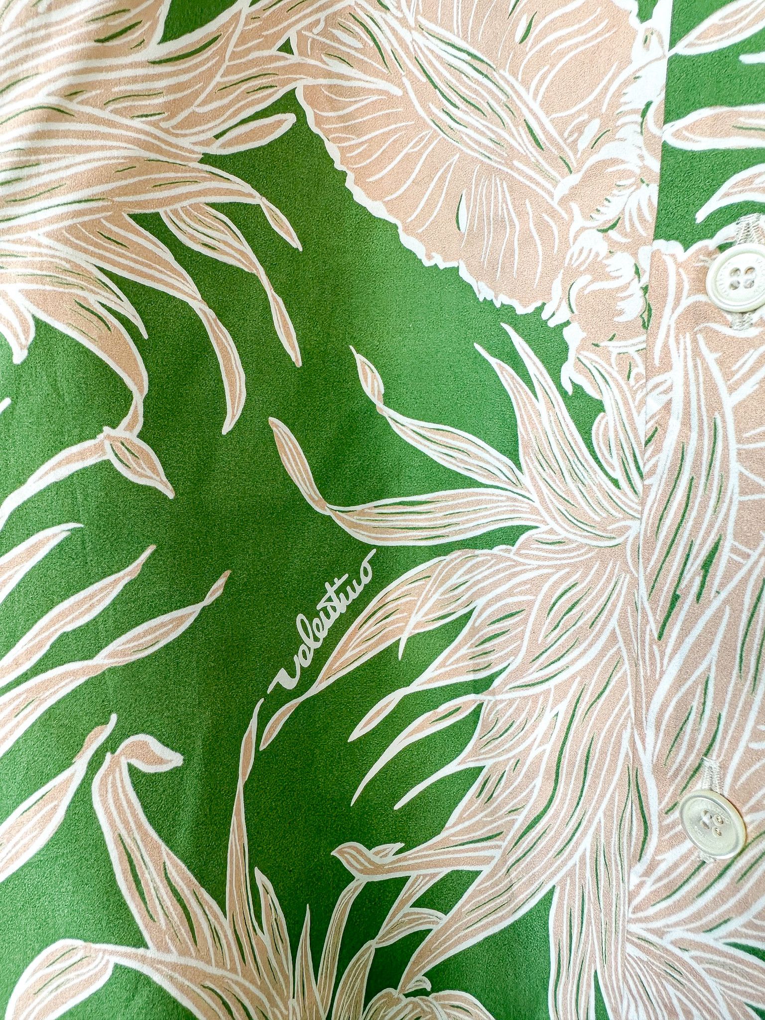 Valentino Valentino Pineapple Print Cotton Hawaiian Bowling Shirt Size US S / EU 44-46 / 1 - 4 Thumbnail