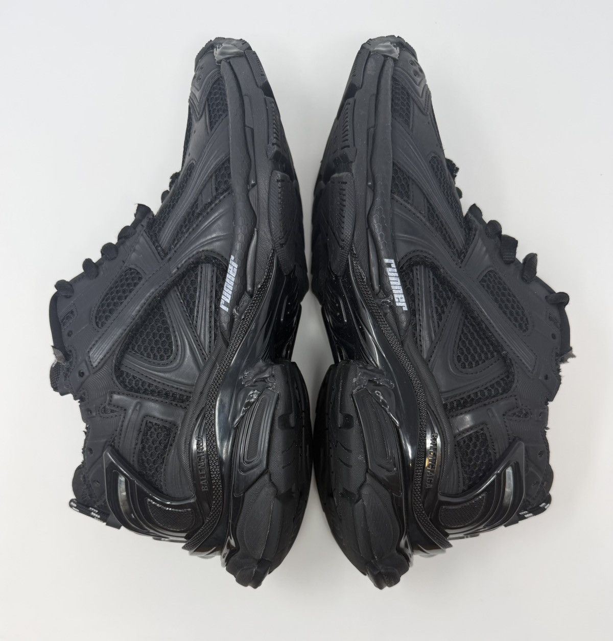 Balenciaga Balenciaga Runner Sneaker Matte Black Size US 12 / EU 45 - 3 Thumbnail