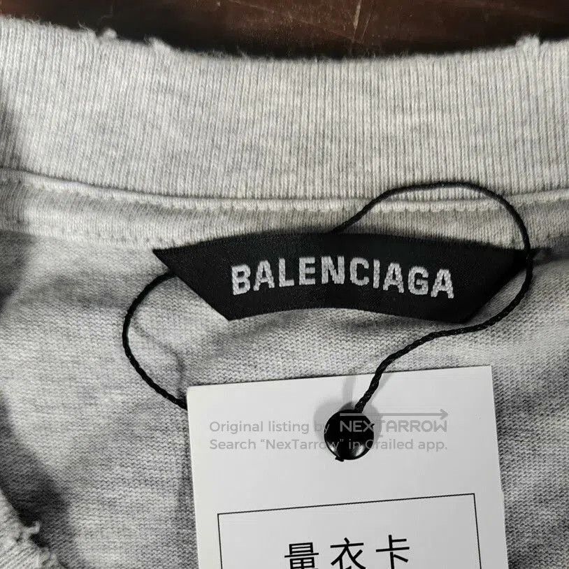 Balenciaga Balenciaga Gray Coke Layered Long-sleeve Tee. Size US XS / EU 42 / 0 - 3 Thumbnail