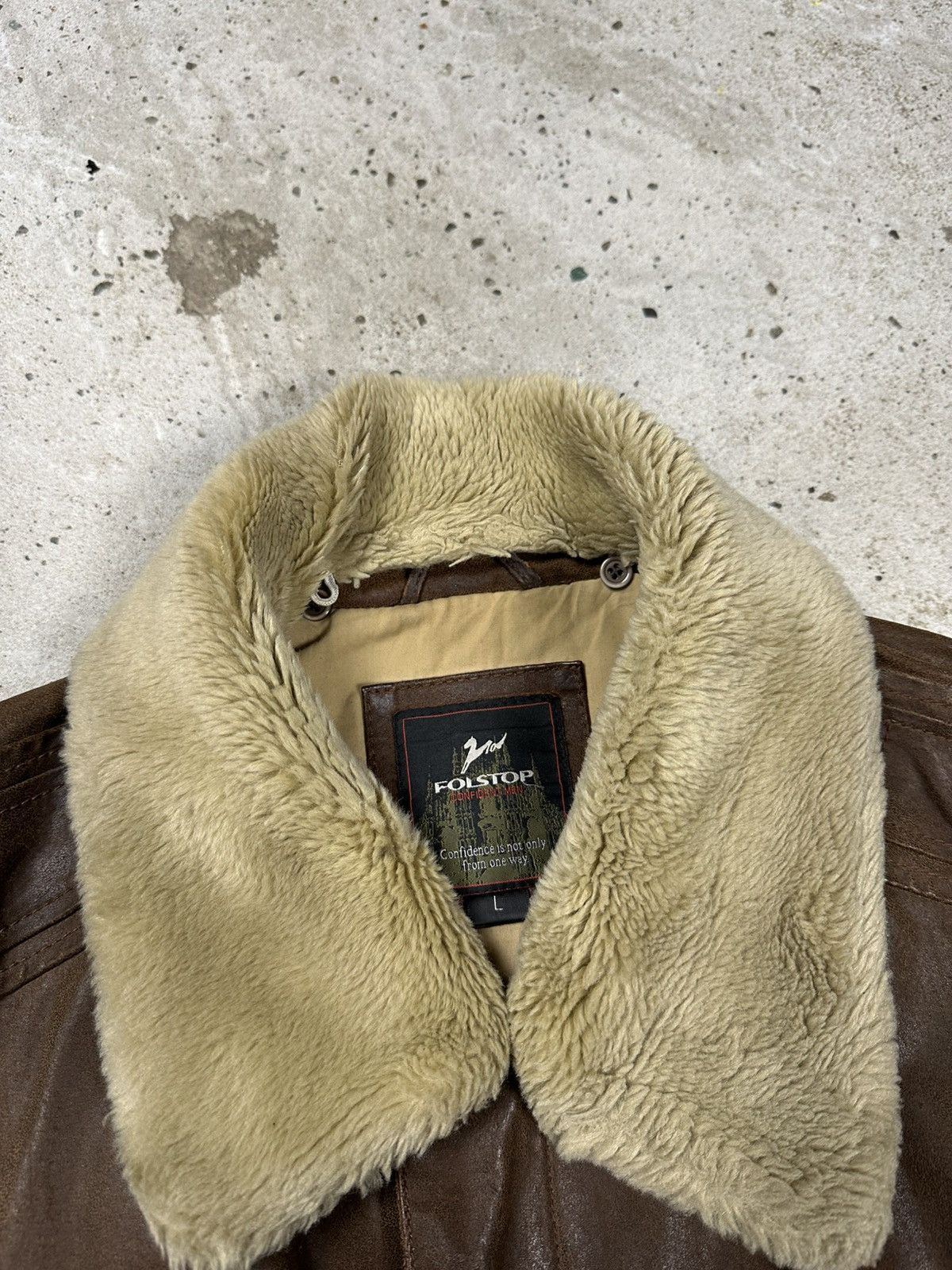 Genuine Leather × Vintage Vintage Y2K Top Gun A2 Flyers Brown Bomber Leather Jacket Size US L / EU 52-54 / 3 - 8 Thumbnail