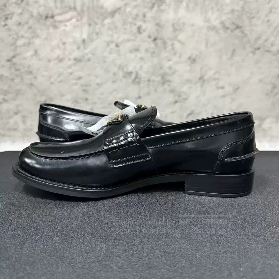 Prada prada black leather loafers size 38. Size US 7.5 / IT 37.5 - 5 Thumbnail