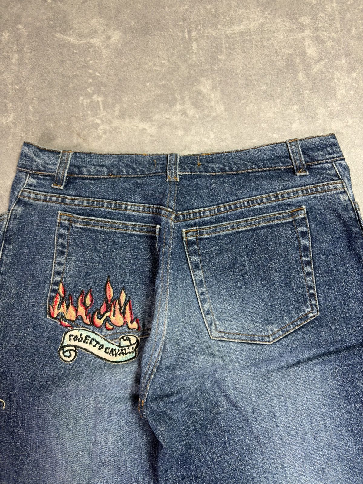 Roberto Cavalli SS03 Roberto Cavalli Tattoo Denim Jeans 30 32 Rare 00s Size US 30 / EU 46 - 14 Thumbnail