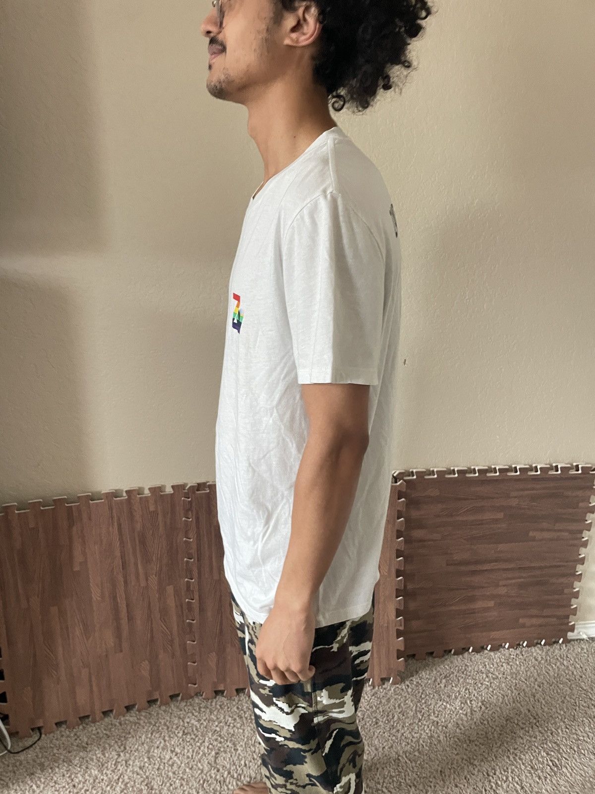 Zadig & Voltaire Tommy Amour Wings Flag (Love is the Answer) tee Size US M / EU 48-50 / 2 - 3 Thumbnail