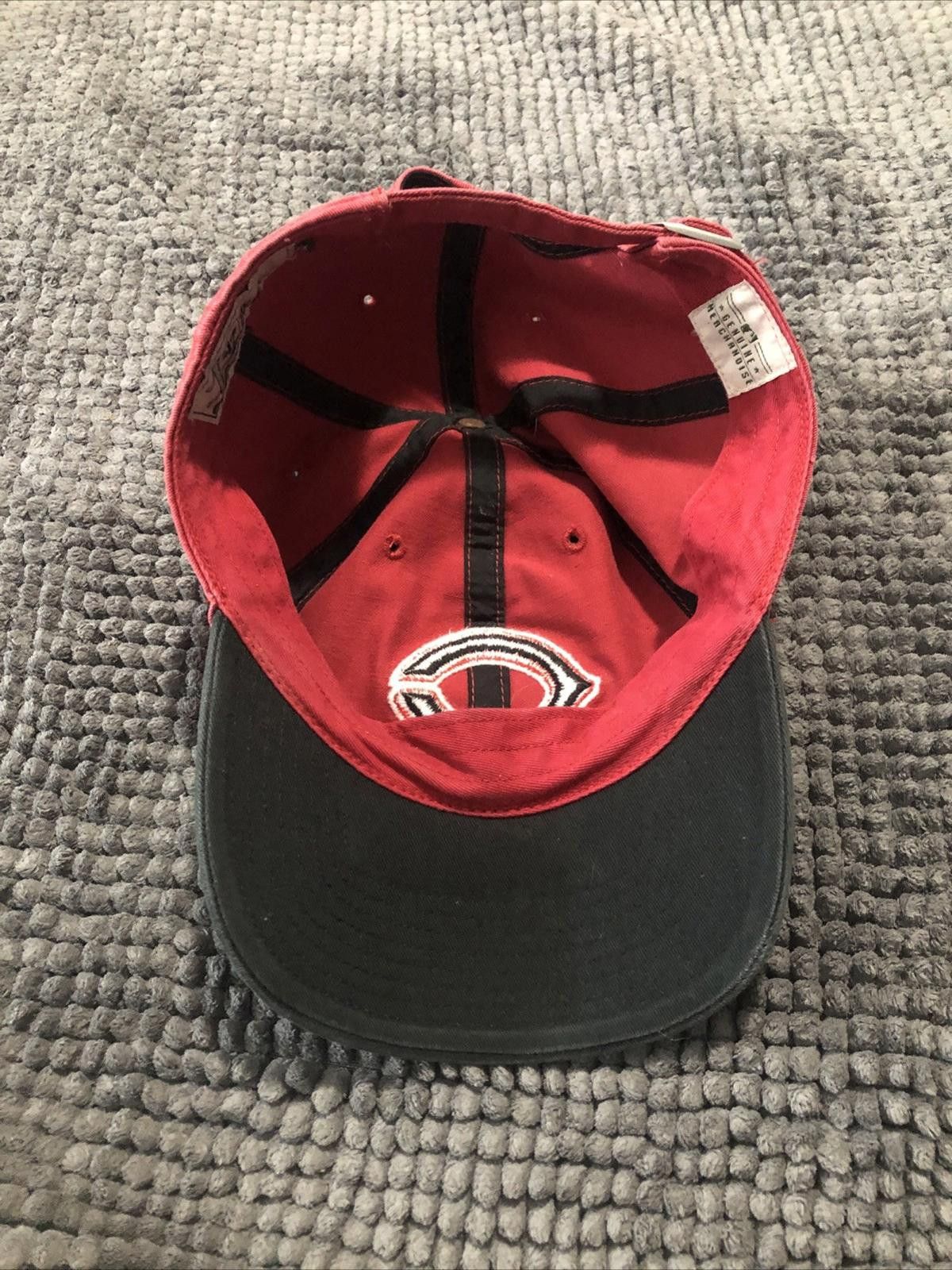 47 Cincinnati Reds 47 Black Bill & Black Logo Hat Red Black Size ONE SIZE - 4 Thumbnail