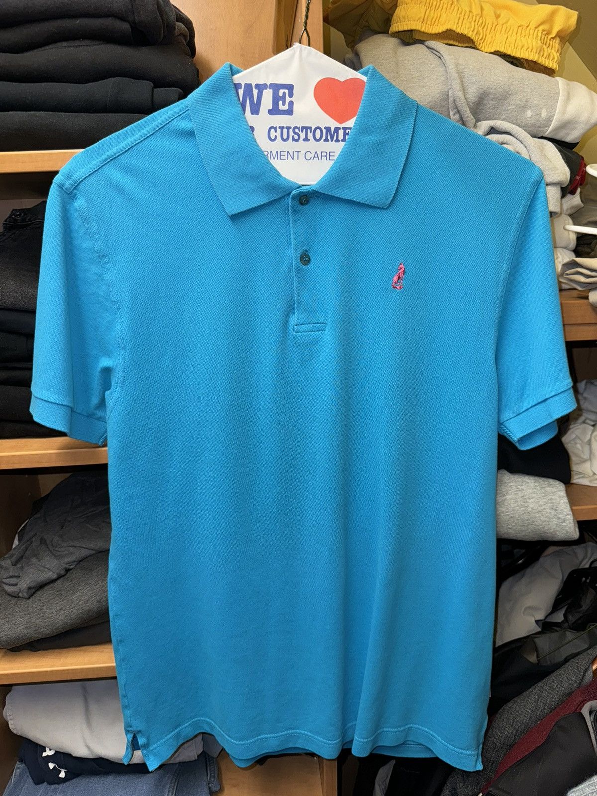 Thomas Pink Thomas Pink Jermyn Street London Cyan Polo T-Shirt Fox Size US M / EU 48-50 / 2 - 2 Thumbnail