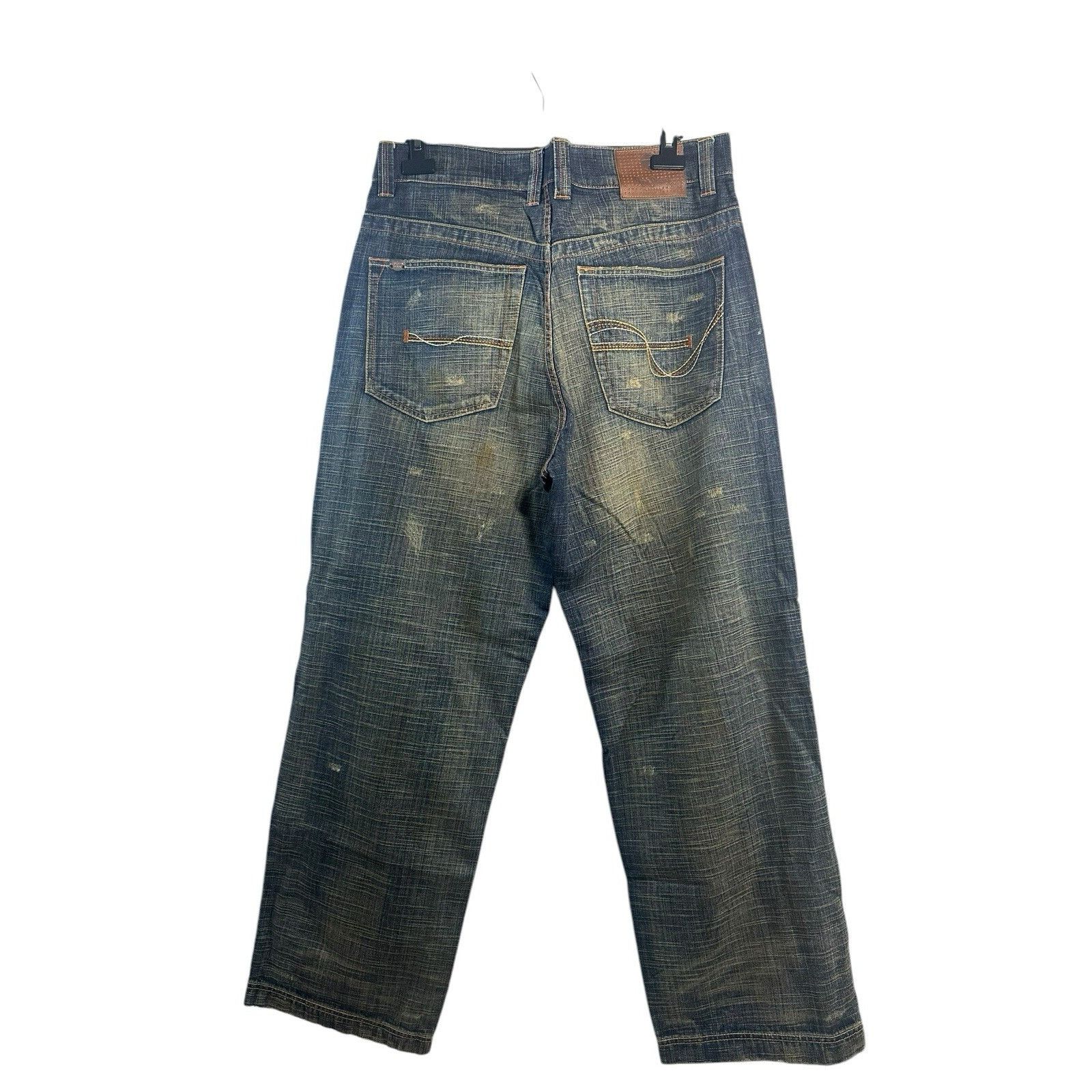 Pepe Jeans Vintage Pepe London Baggy Denim Jeans Distressed Mud Hip Hop Size US 36 / EU 52 - 3 Thumbnail