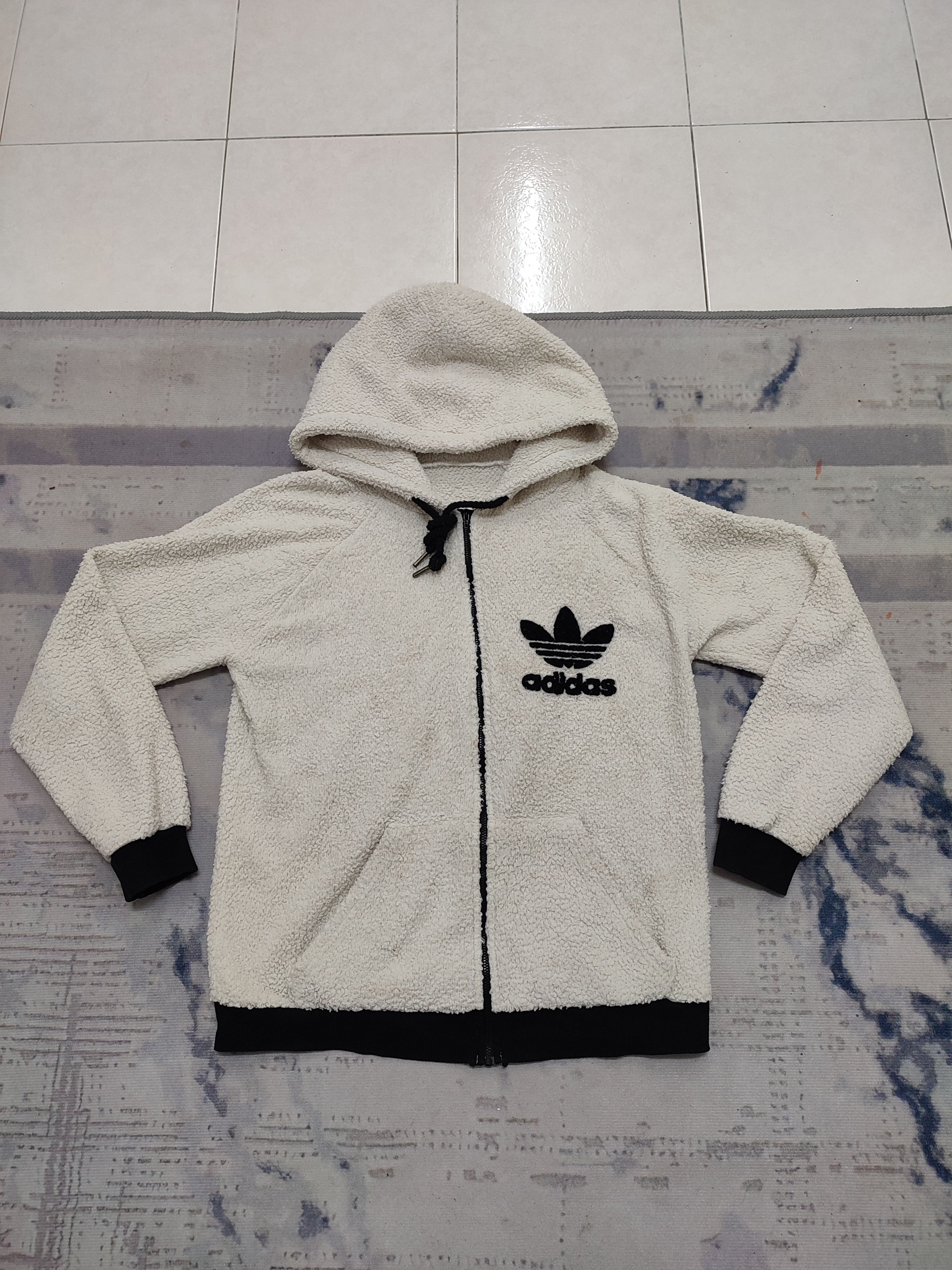 💥90s Adidas Fleece Zip Up Hoodies