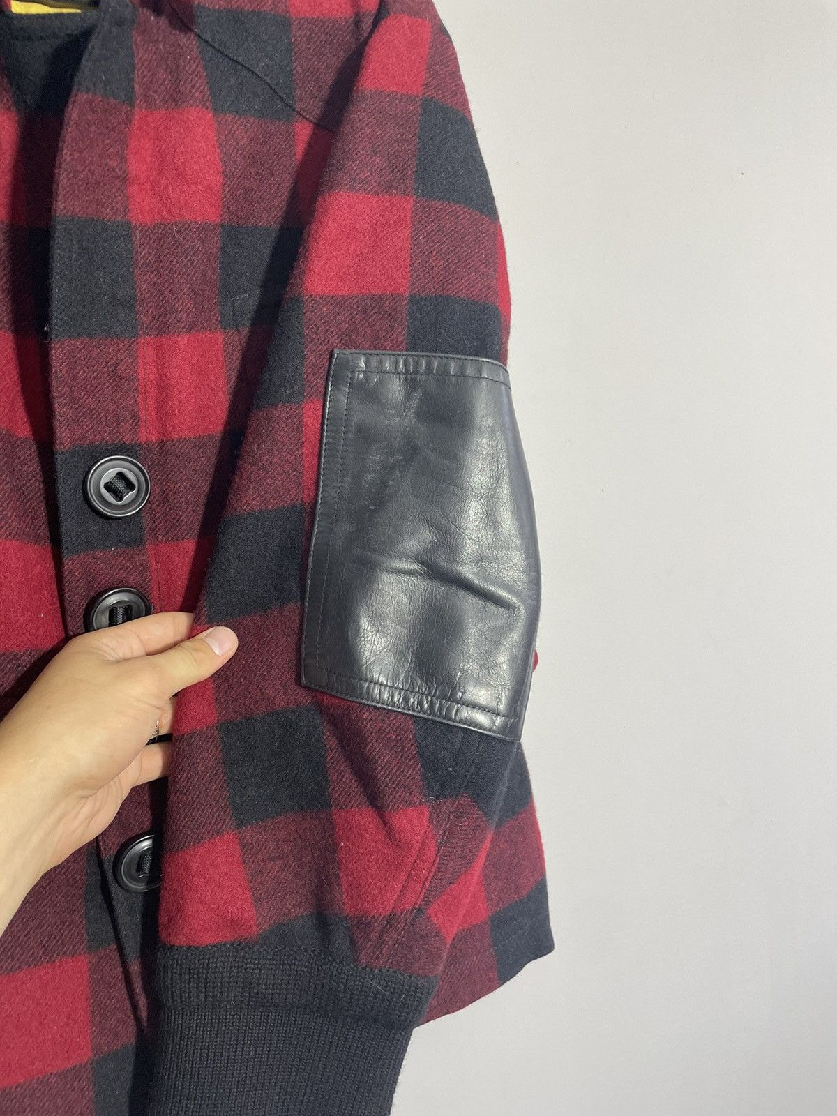 Dsquared2 DSQUARED2 Blouson RedxBlack(Check Pattern) wool coat jacket Size M / US 6-8 / IT 42-44 - 5 Thumbnail