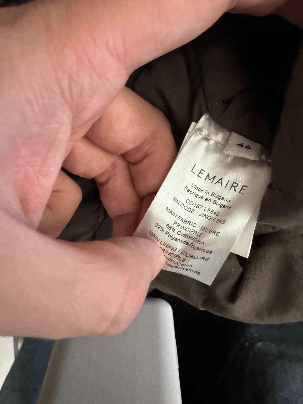 Lemaire Sz 46 Lemaire Classic Puffer Jacket-2508 Size US S / EU 44-46 / 1 - 5 Thumbnail