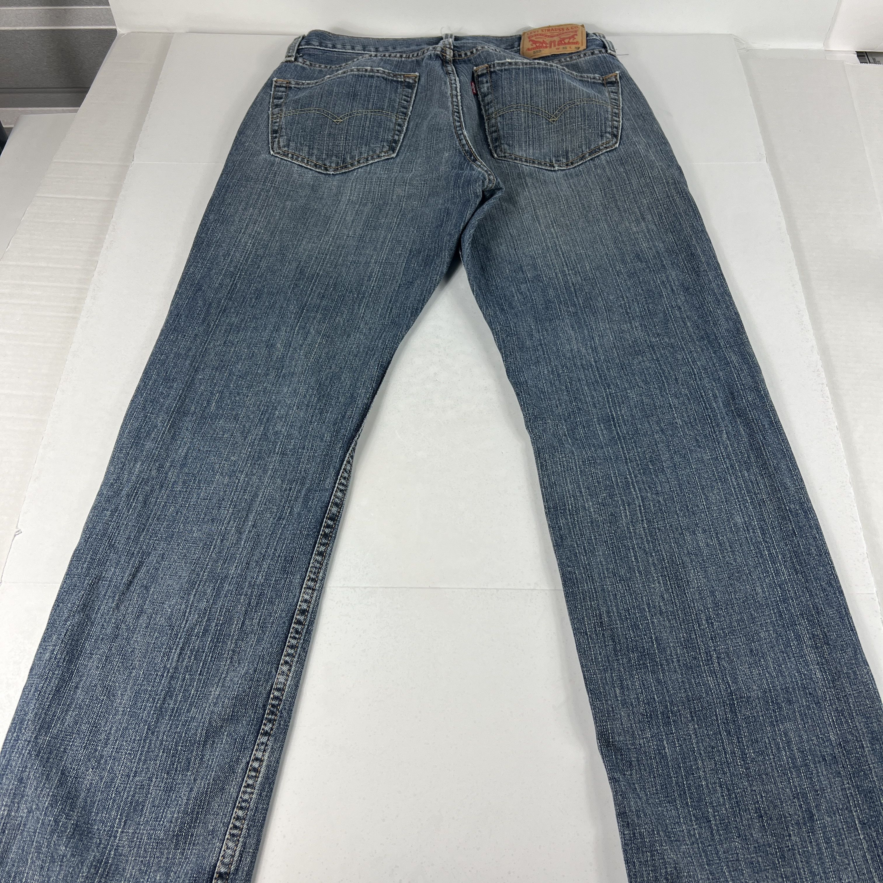 Levi's Levi's Jeans 559 Relaxed Fit Straight Leg Blue Faded Denim Size US 32 / EU 48 - 11 Thumbnail