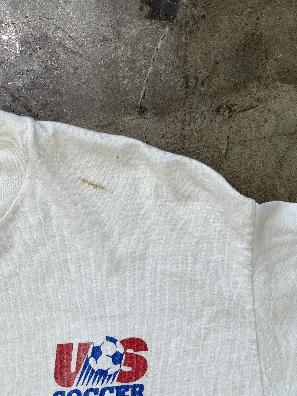 Vintage Vintage 1993 USA Soccer vs. Germany Single Stitch Tee XL Size US XL / EU 56 / 4 - 5 Thumbnail