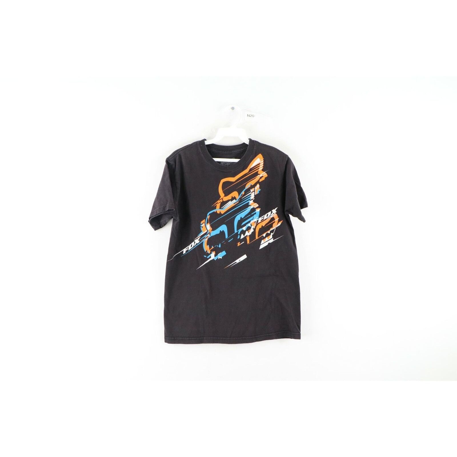 Fox Racing × Vintage Vintage Fox Racing Faded Spell Out Short Sleeve T-Shirt Size US S / EU 44-46 / 1 - 1 Thumbnail