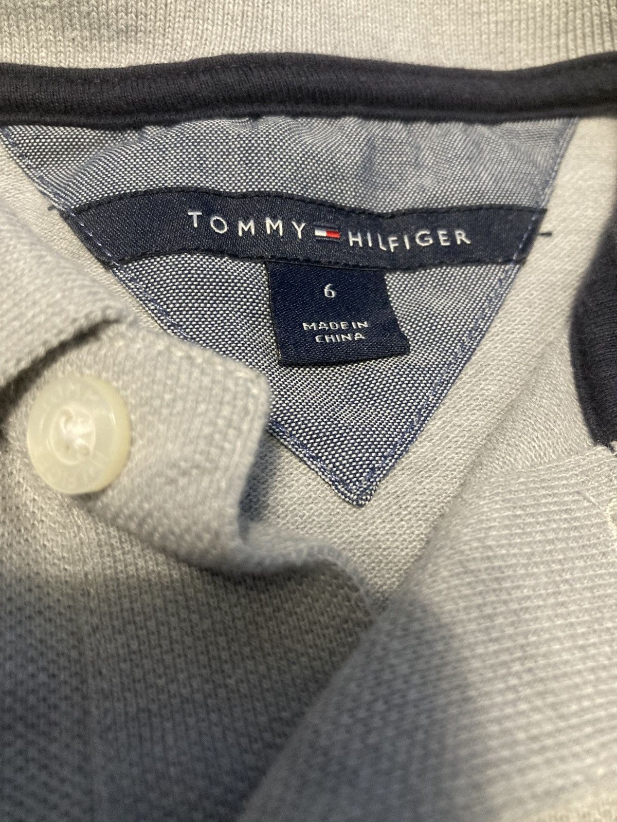 Tommy Hilfiger Tommy Hilfiger Kids Grey Polo Shirt Size US XXS / EU 40 - 3 Thumbnail
