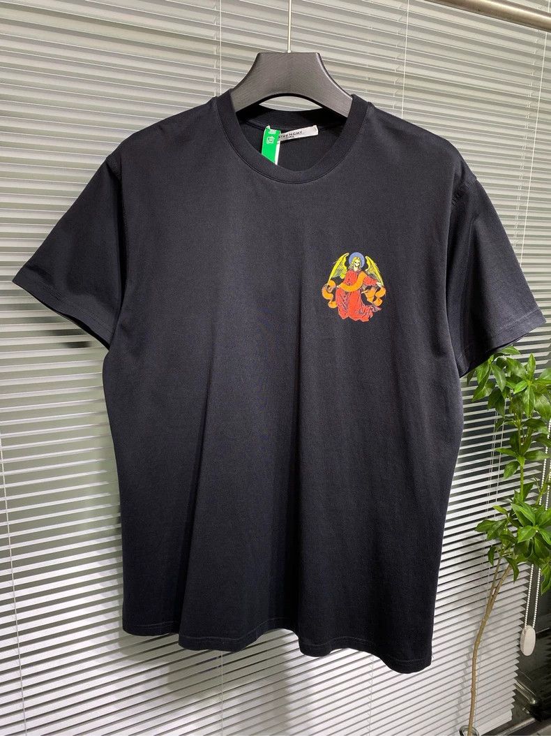Givenchy Givenchy Short Sleeve T-Shirt Skull Angel Flames 2506-Nexta Size US S / EU 44-46 / 1 - 3 Thumbnail