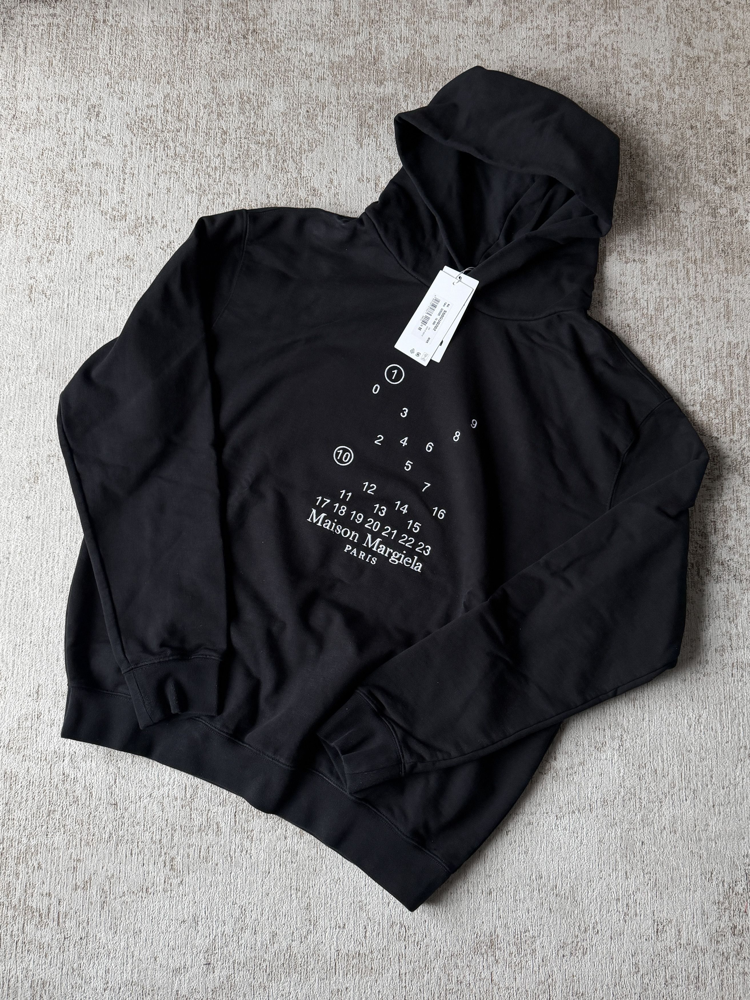 Maison Margiela Numbers Oversize Hoodie