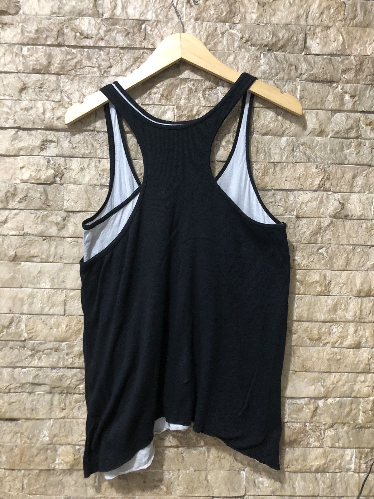 14th Addiction × Beauty Beast × Japanese Brand Y2k Maison Gilfy Double layer Grunge Tanktop Size US M / EU 48-50 / 2 - 2 Thumbnail