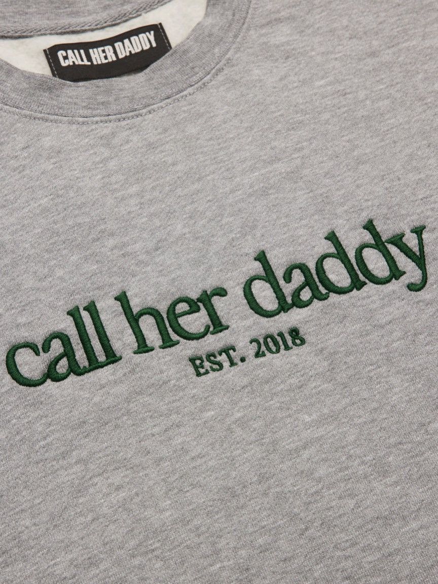 Sporty & Rich call her daddy 2018 heather barstool sports embroidered crew Size S / US 4 / IT 40 - 2 Thumbnail