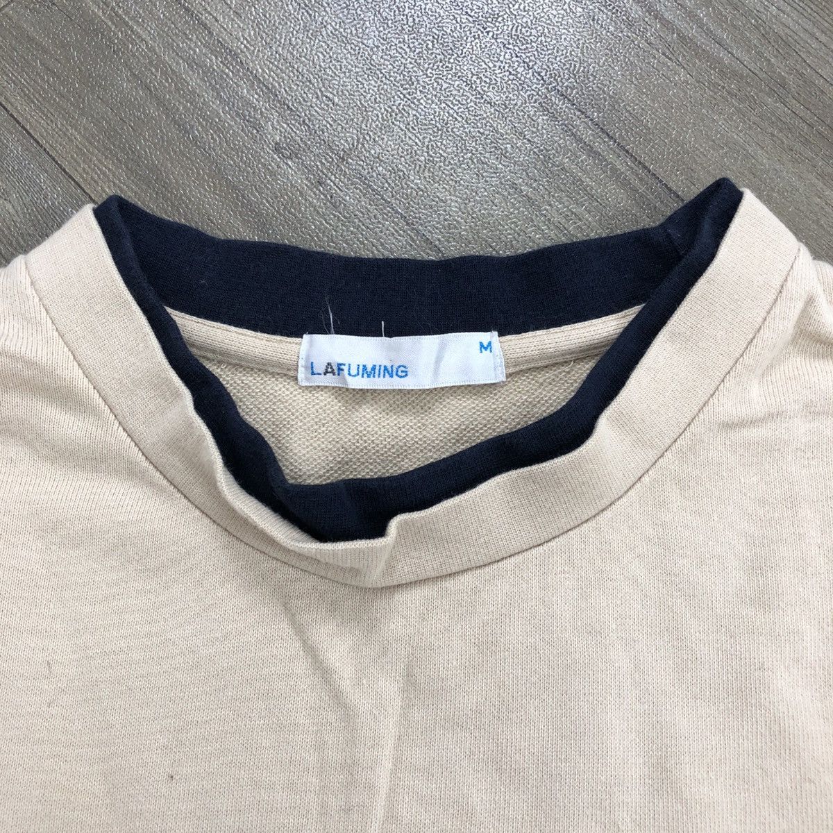 If Six Was Nine × Japanese Brand × Le Grande Bleu (L.G.B.) 2000s Lafuming Double Layers Poem City Light Long Sleeve Size US M / EU 48-50 / 2 - 9 Thumbnail