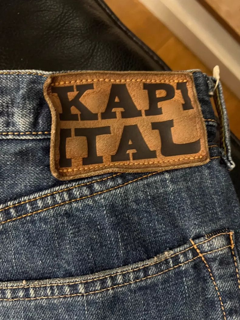 Kapital 5P Monkey TH Washed Jeans