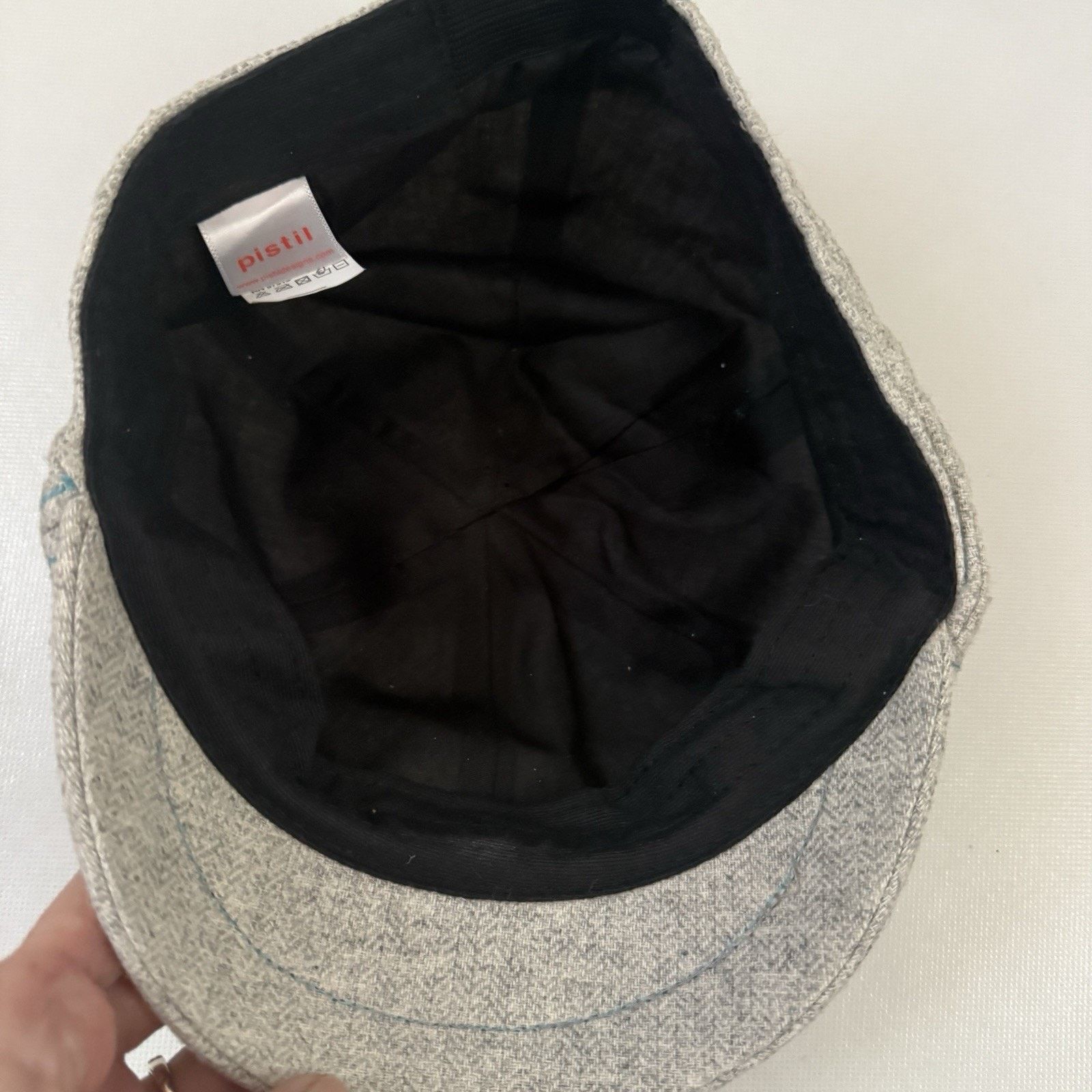 Other Y2K Pistil Kody Cadet Cap Wool Gray Short Bill Cabbie Hat Size ONE SIZE - 6 Thumbnail